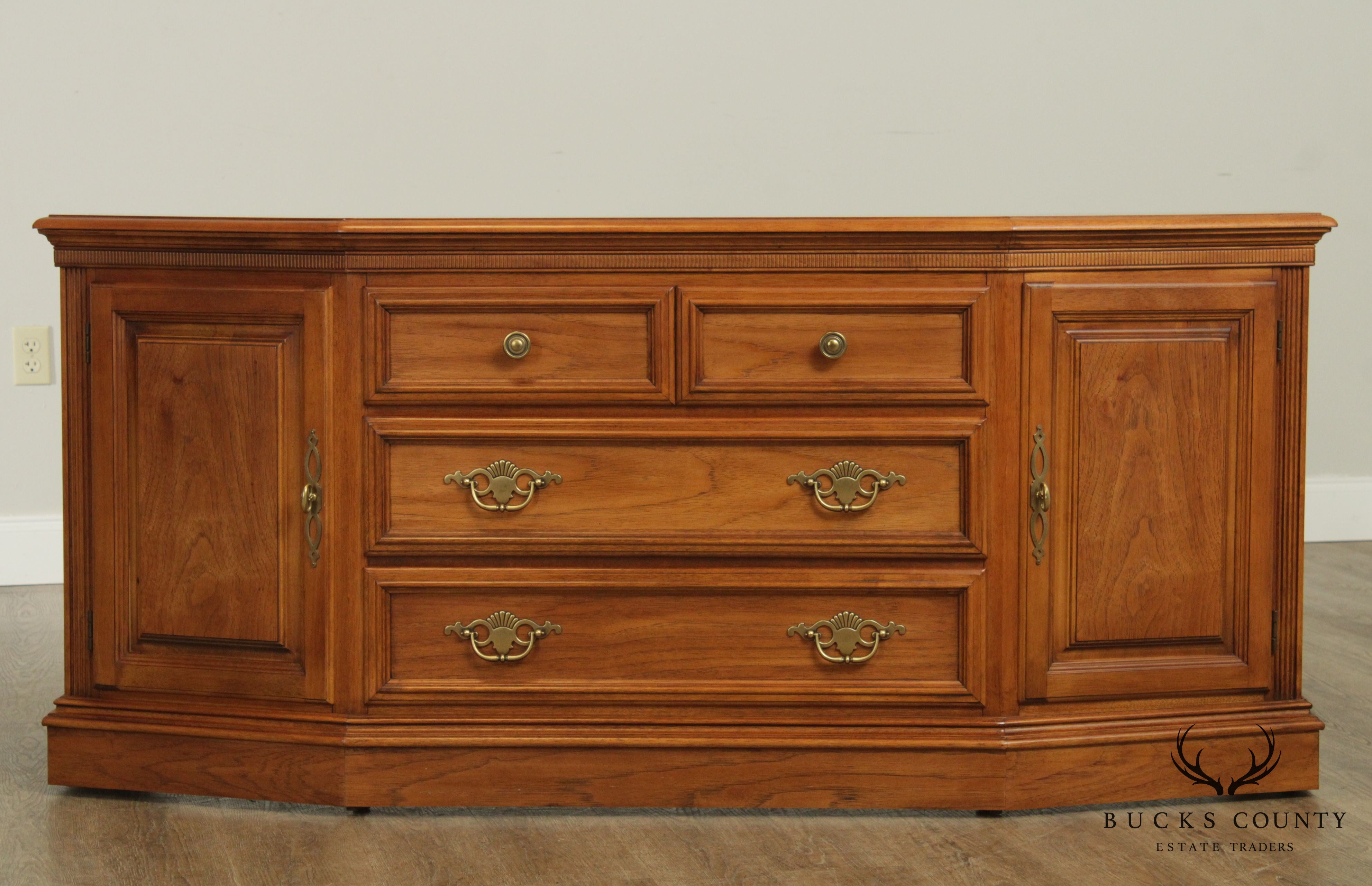 Lexington Grand Tour Collection Pecan Wood Buffet Sideboard