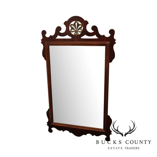 American Drew Mahogany Chippendale Style Wall Mirror