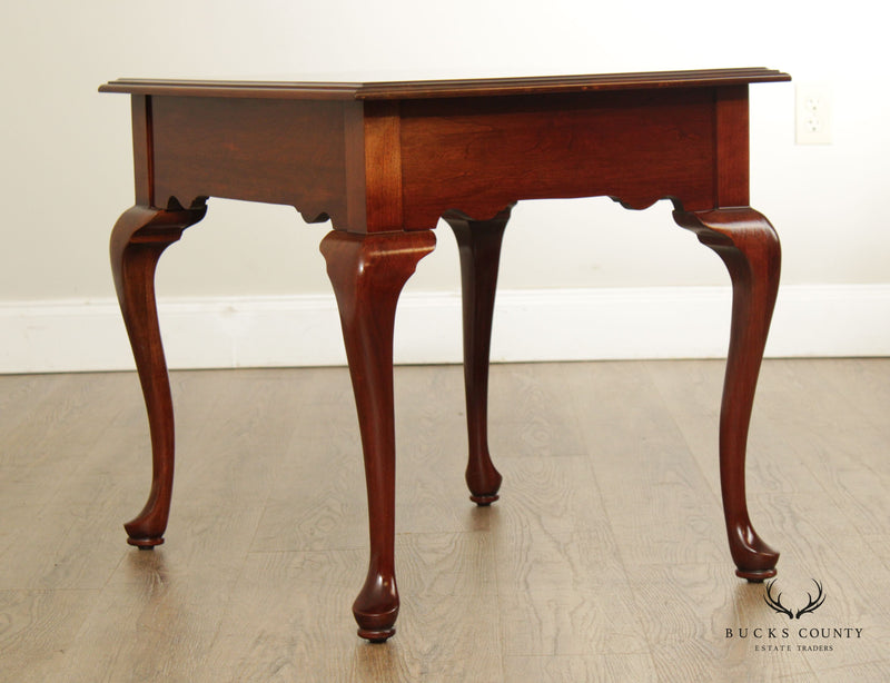 Knob Creek Queen Anne Style Cherry Side Table