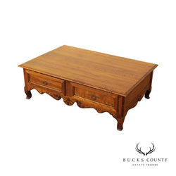 Ethan Allen Country French Storage Coffee Table