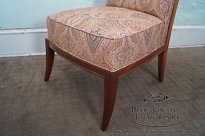 Quality Pair of Slipper Chairs w/ Ralph Lauren Upholstery