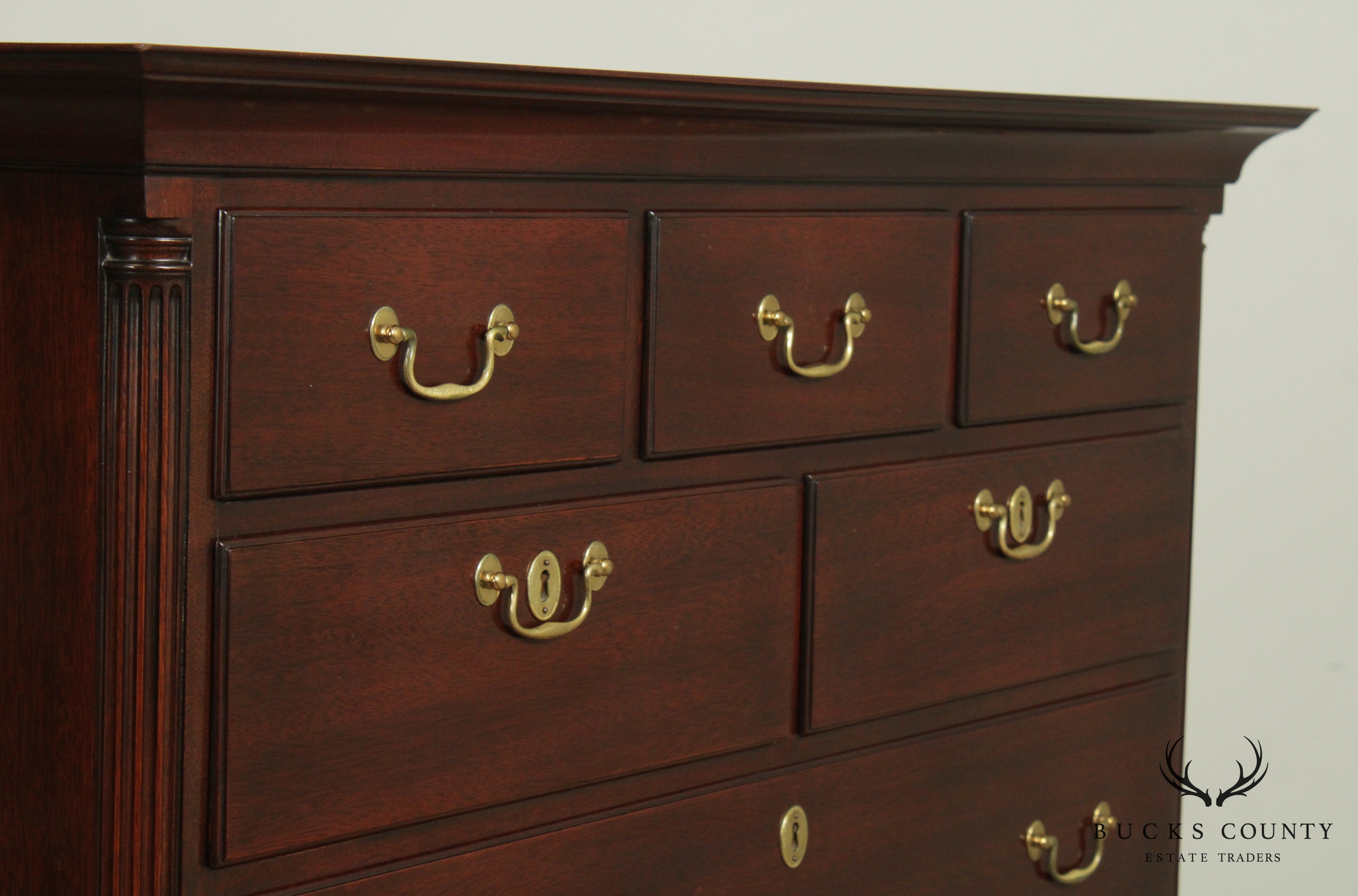 Kindel Winterthur Collection Mahogany Chippendale Style High Chest