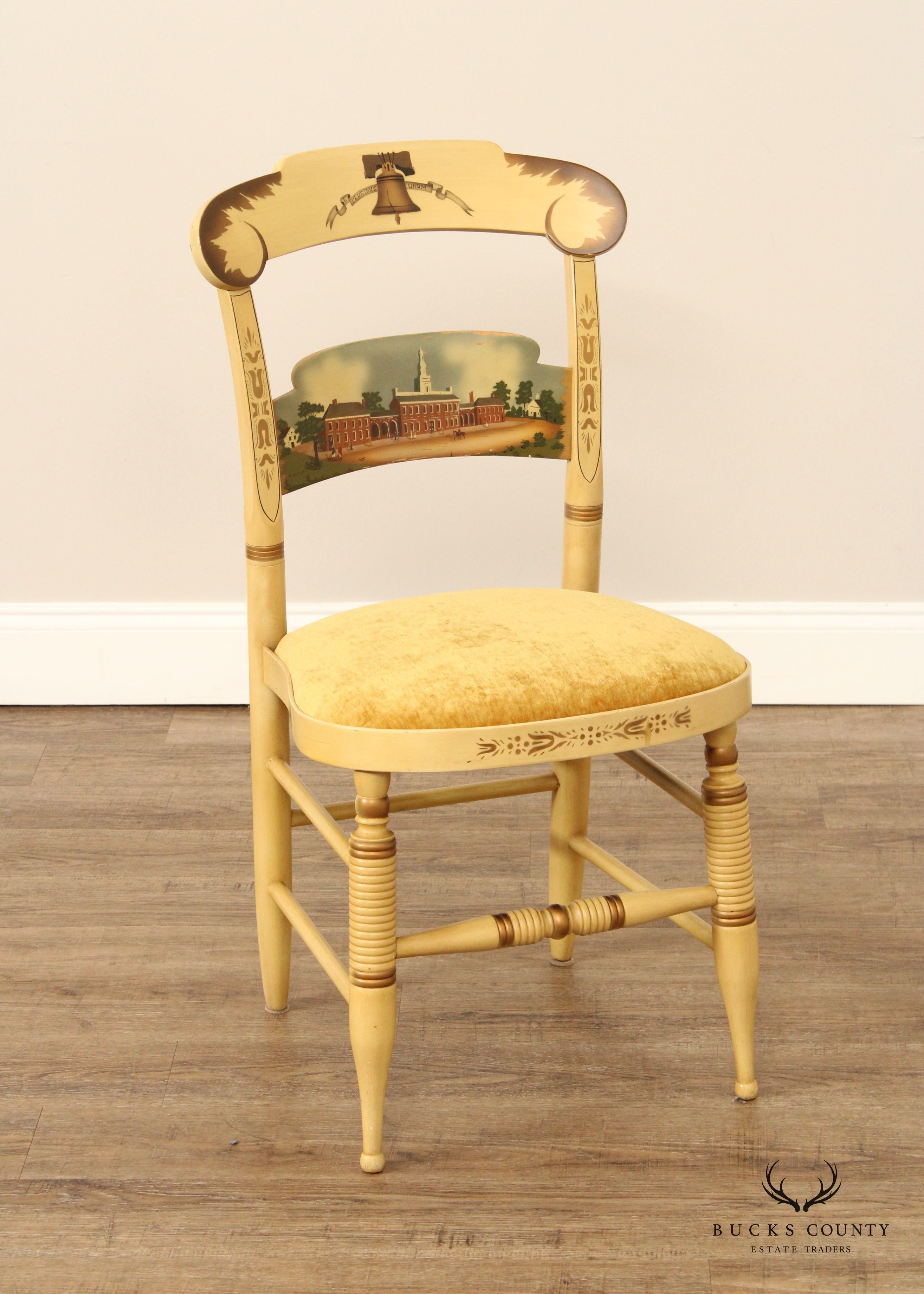 L. Hitchcock Paint Decorated 'Independence Chair'