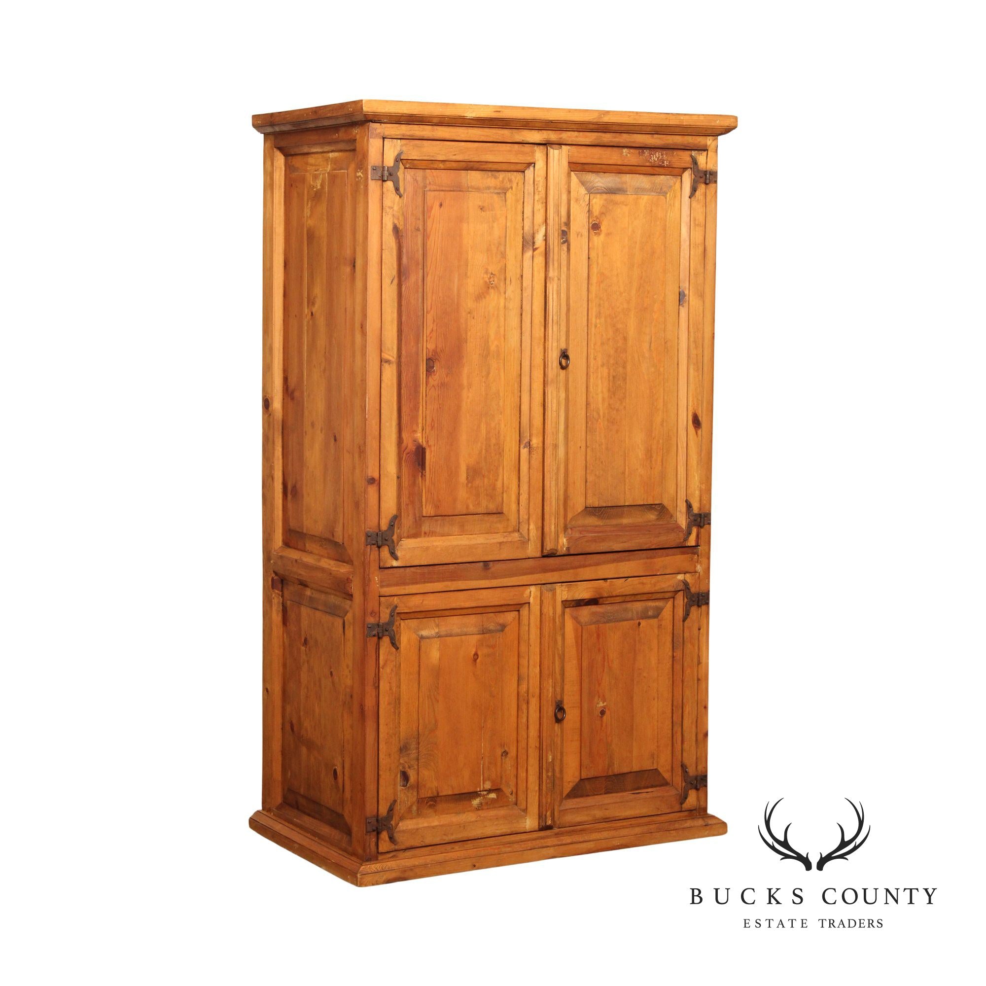 Mexican Rustic Pine Armoire