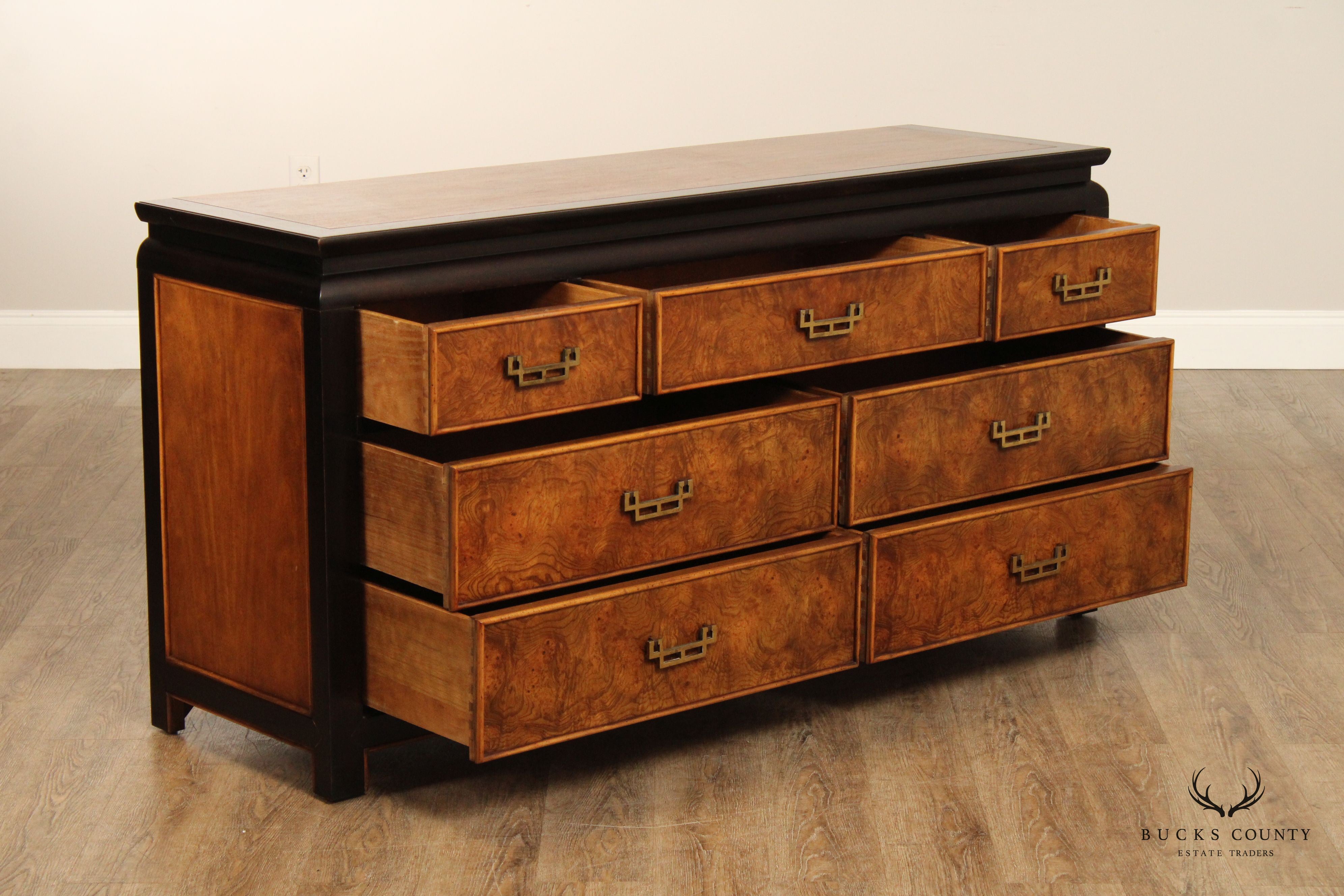 Century Furniture 'Chin Hua' Burlwood Long Dresser