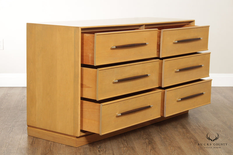 Heywood Wakefield Mid Century Modern Double Chest of Drawers