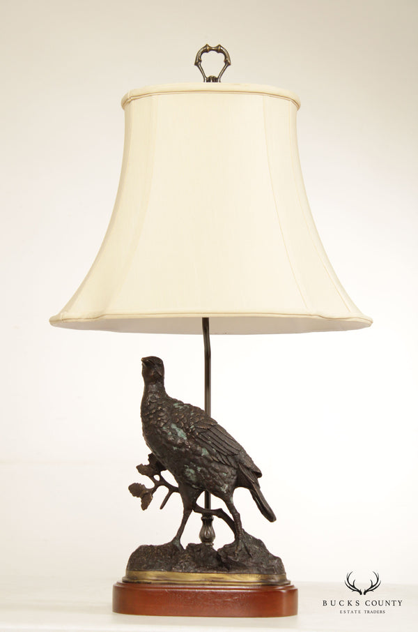 Chelsea House Bronze Partridge Table Lamp
