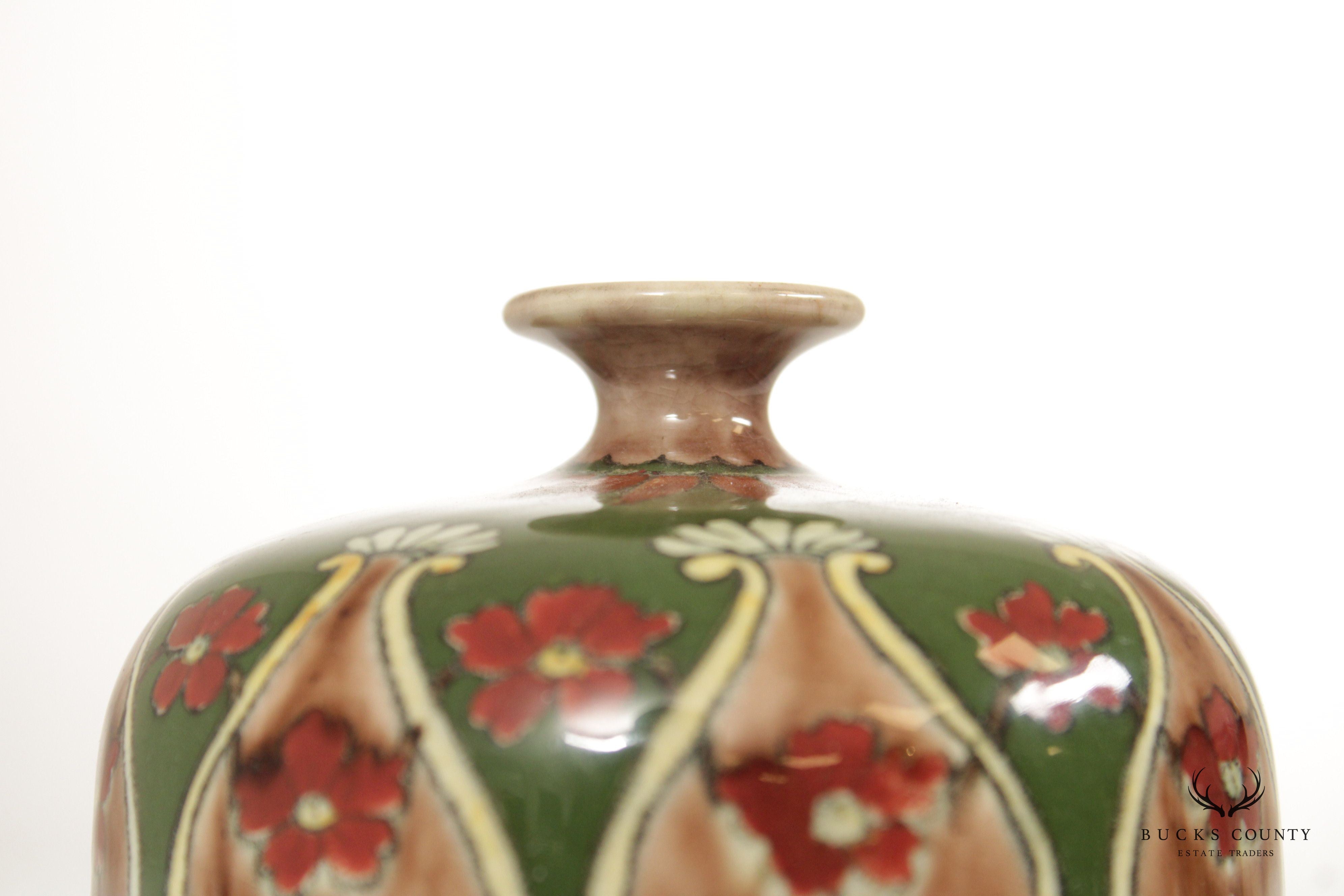 Royal Bonn Art Nouveau 'Old Dutch' Hand-Painted Vase