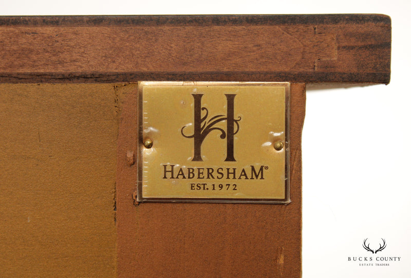 Habersham Hepplewhite Style Demi Lune Console Table