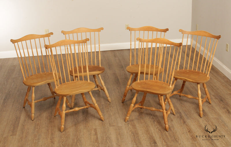 Drew Lausch Set of 6 Windsor Style Dining Chairs