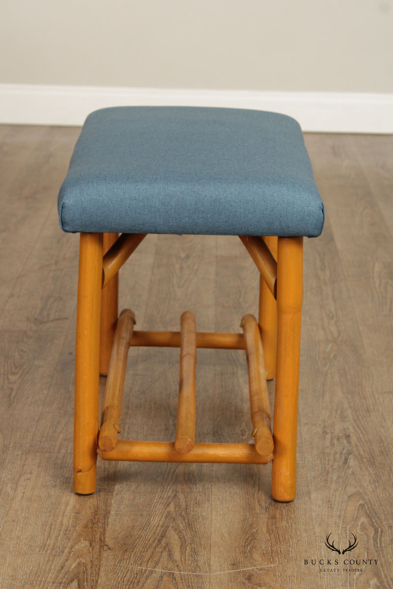 Vintage Bamboo Bench or Stool