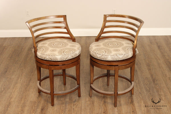 Tommy Bahama Pair of Outdoor Patio Counter Stools