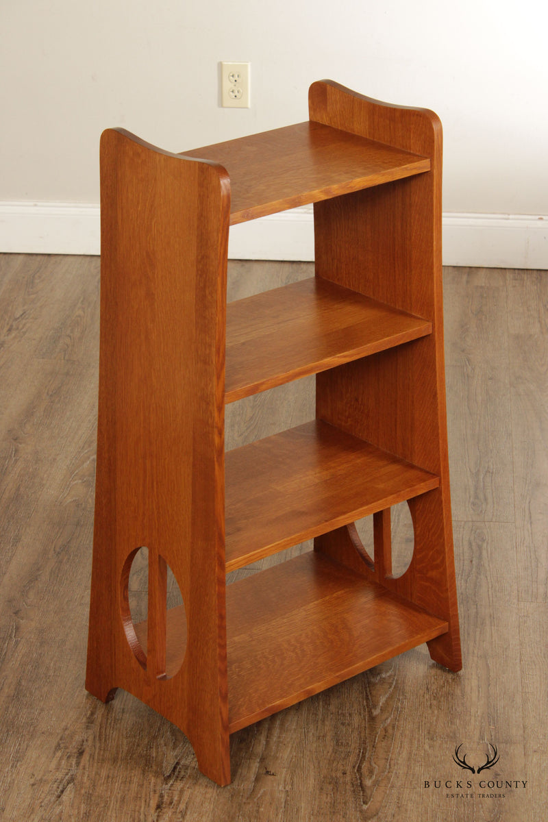 Stickley Mission Style Oak Limbert Magazine Stand or Open Bookcase