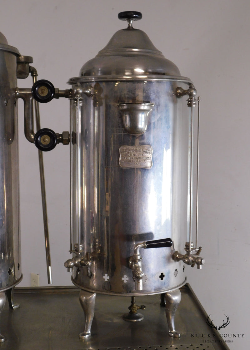 Vintage coffee dispenser for espresso coffee machine. PonCafe
