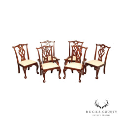 Stanley Furniture Set of Six Mahogany 'Stoneleigh' Dining Chairs