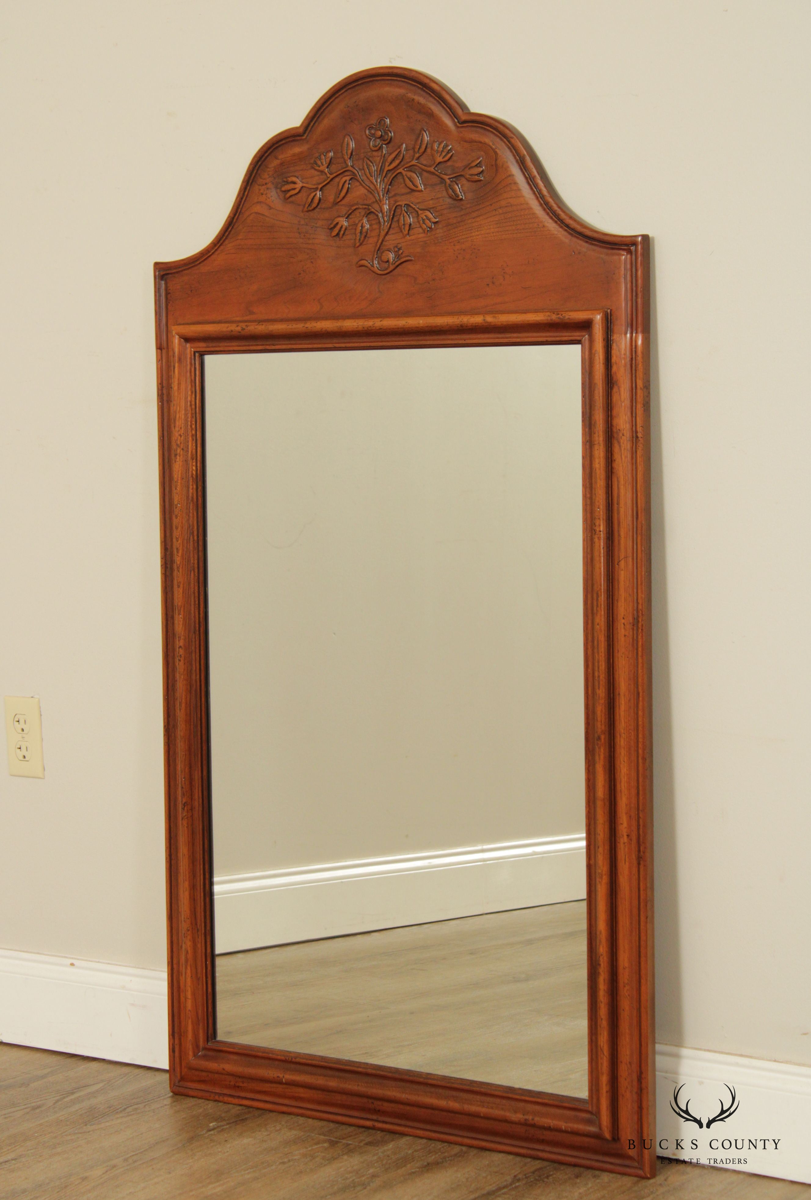 Baker Furniture Country French Style Trumeau Wall Mirror