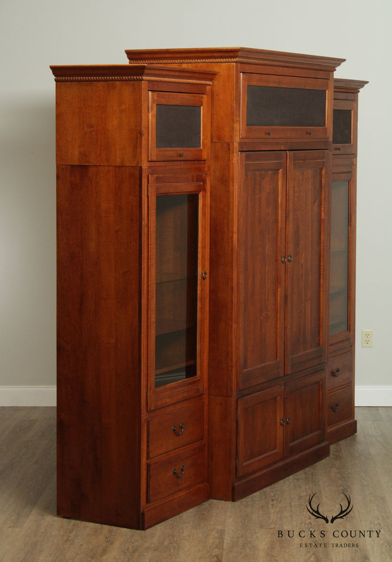 Ethan Allen Country Crossing Large Entertainment Wall Unit