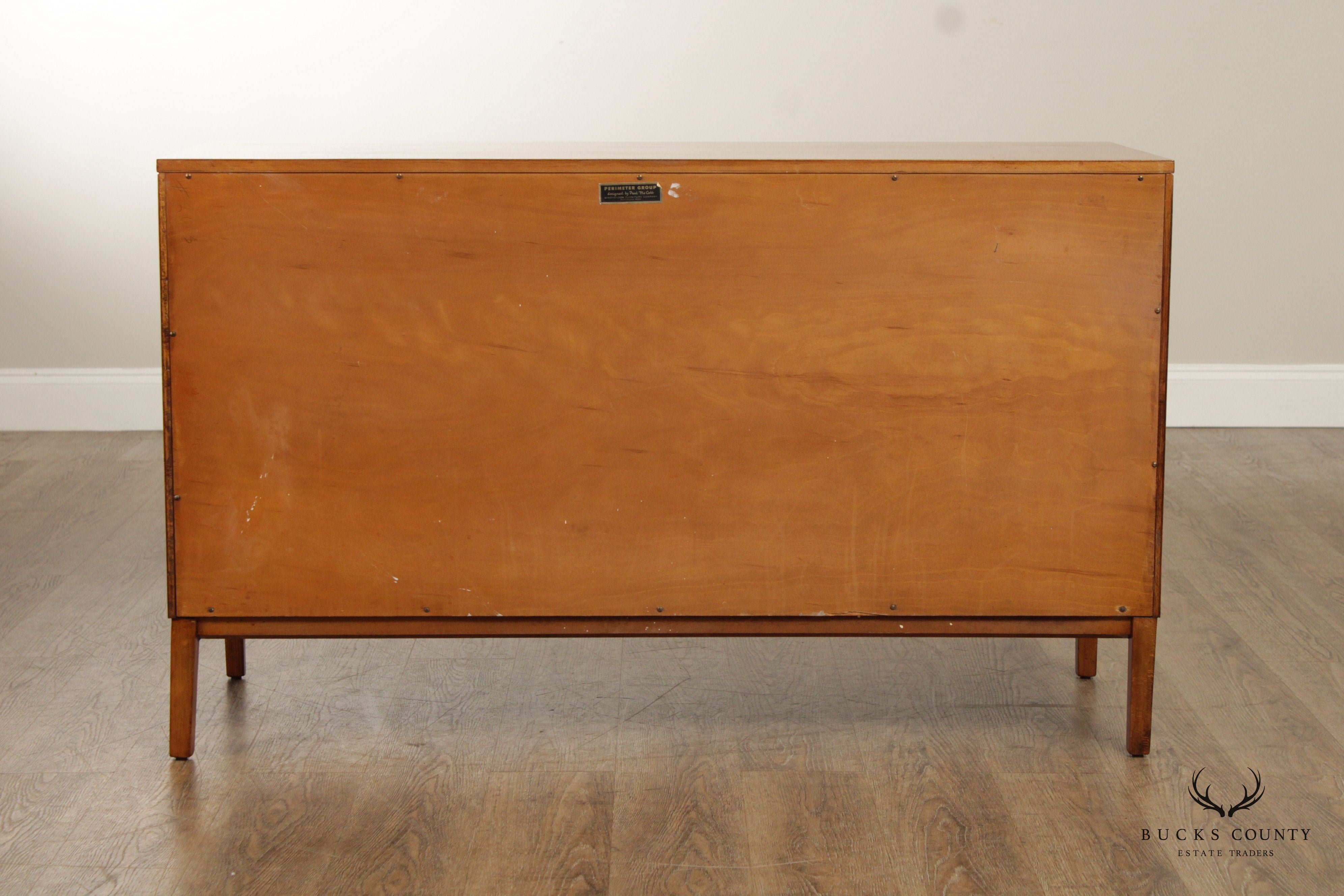 Paul McCobb Mid Century Modern Sliding Door Sideboard Credenza