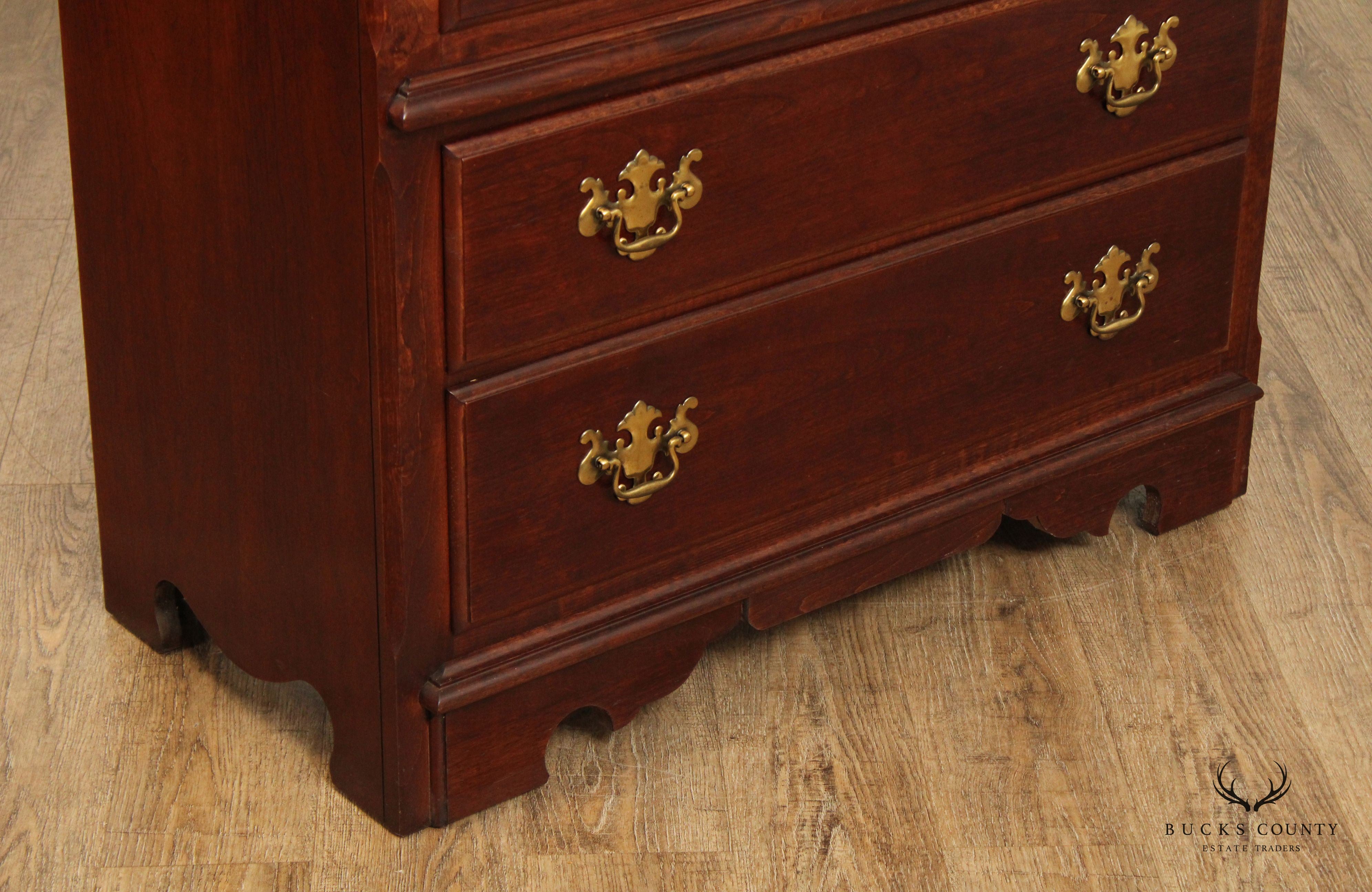 Thomasville 'Winston Court' Chippendale Style Cherry Tall Chest