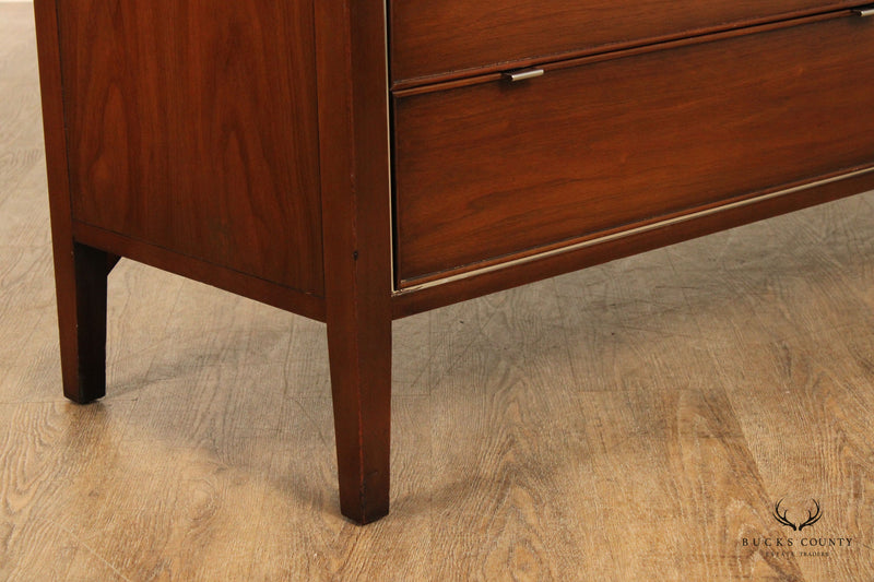 Drexel Mid Century Modern 'Viewpoint' Walnut Long Dresser