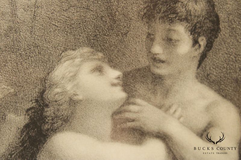 19th C. French Lithograph, 'Venus et Adonis'