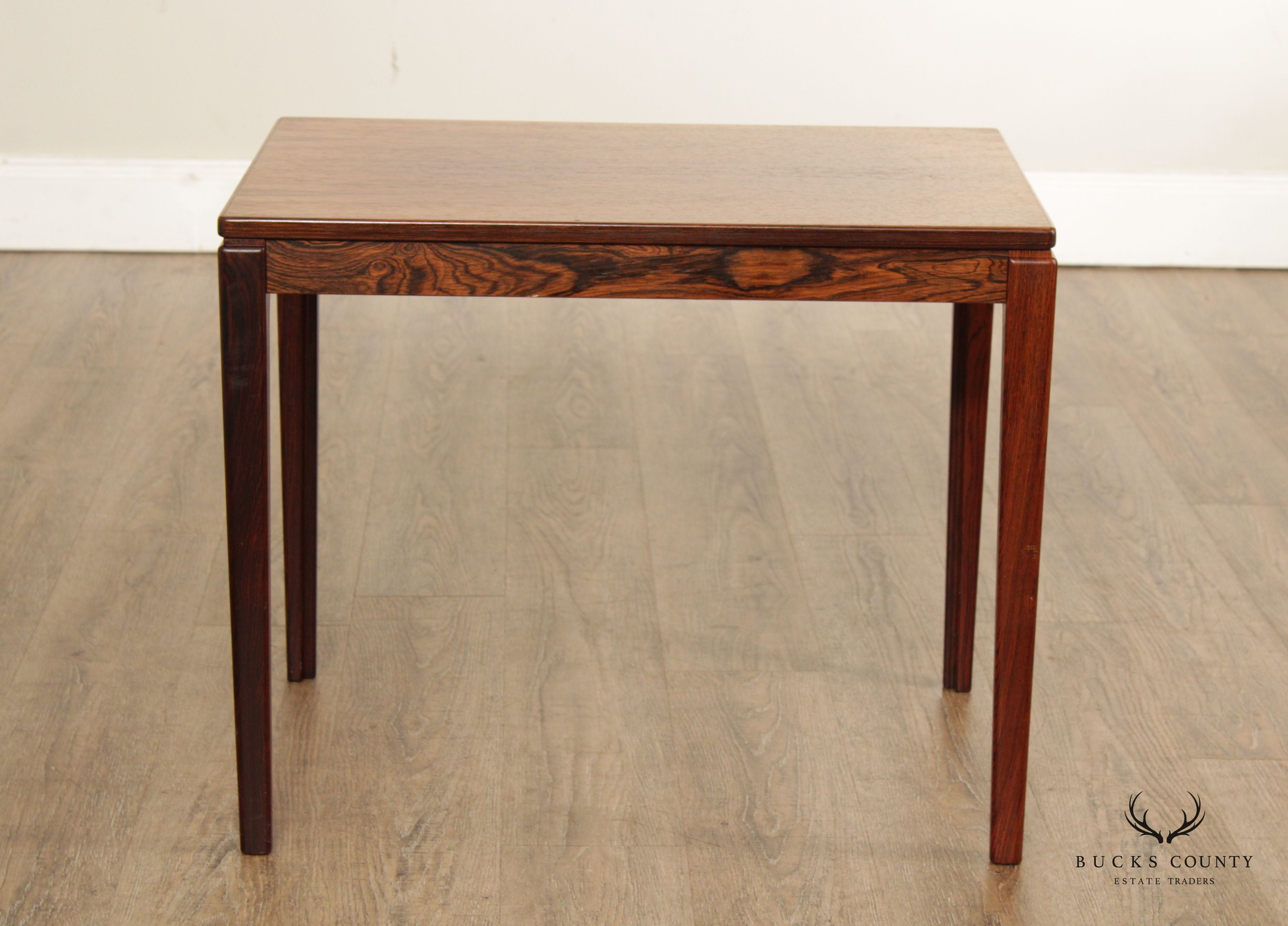 Ulferts Møbler Mid Century Modern Swedish Rosewood Accent Table