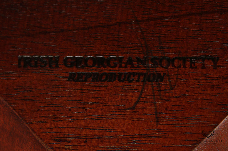 Kindel Irish Georgian Society Carved Mahogany Tea Table