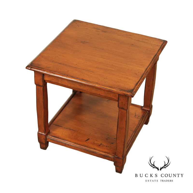 Woodland Furniture Rustic Style End Table