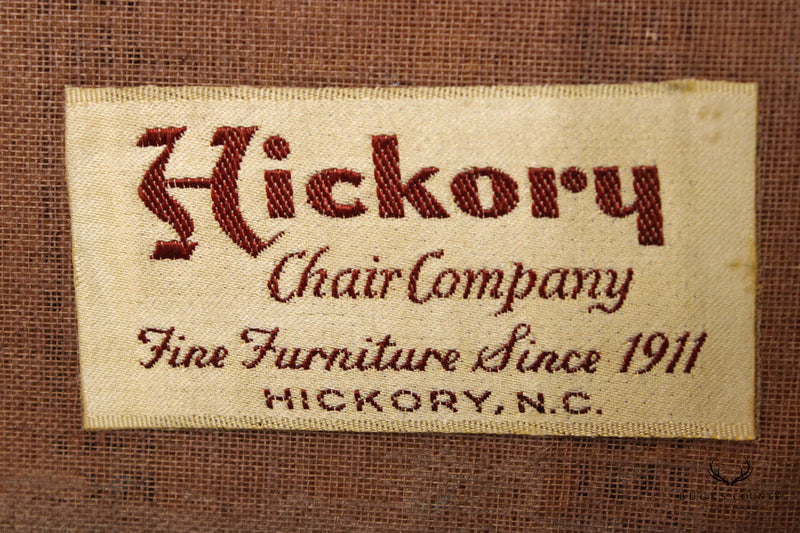 Hickory Chair Co. Queen Anne Style Pair of Carved Mahogany Side Chairs