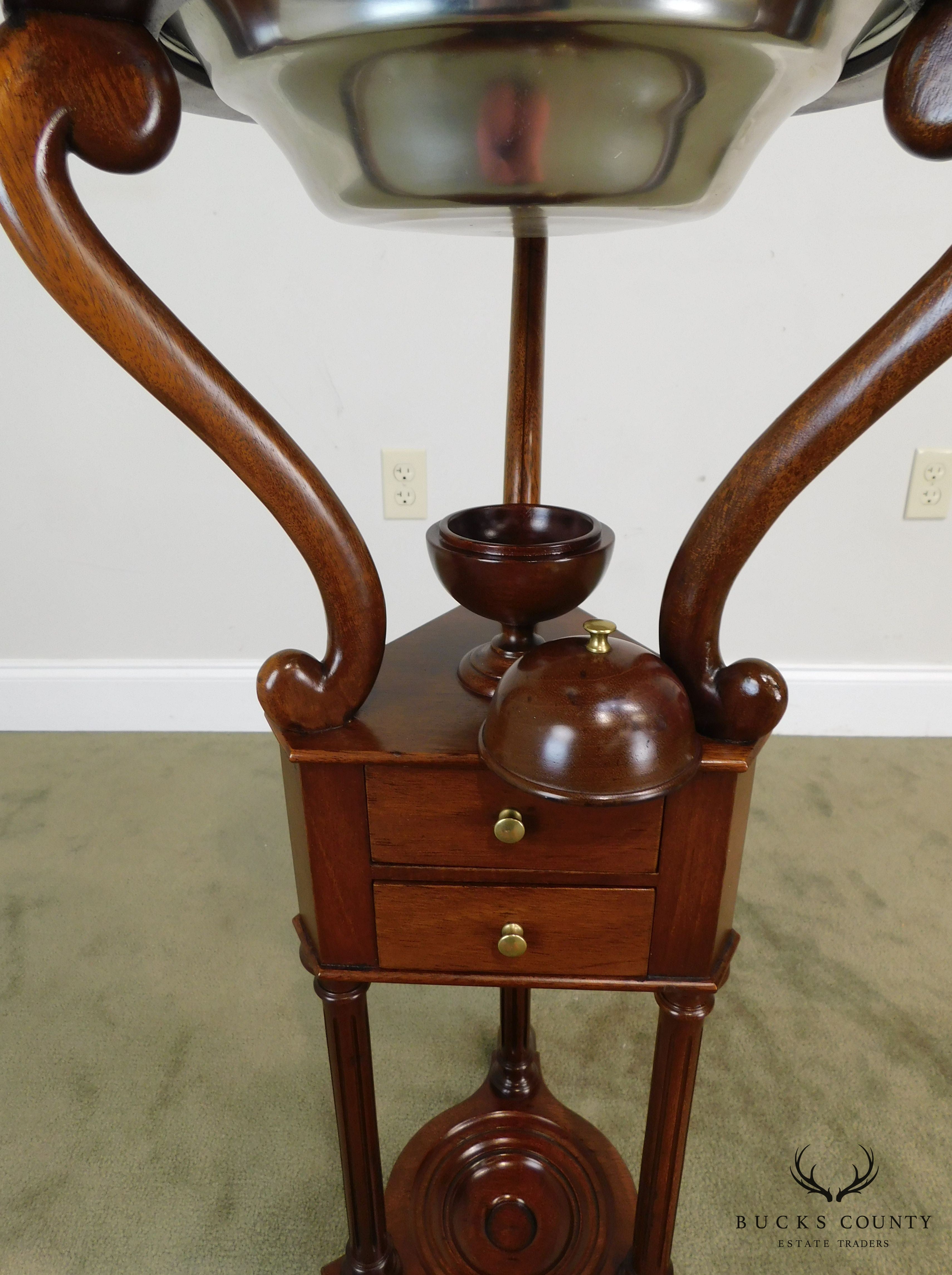 Biggs Thomas Jefferson Reproduction Georgian Mahogany Wig Stand No. 2090