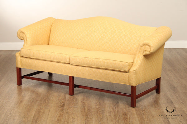 Samuel S. Case Cabinetmakers Chippendale Style Camelback Sofa