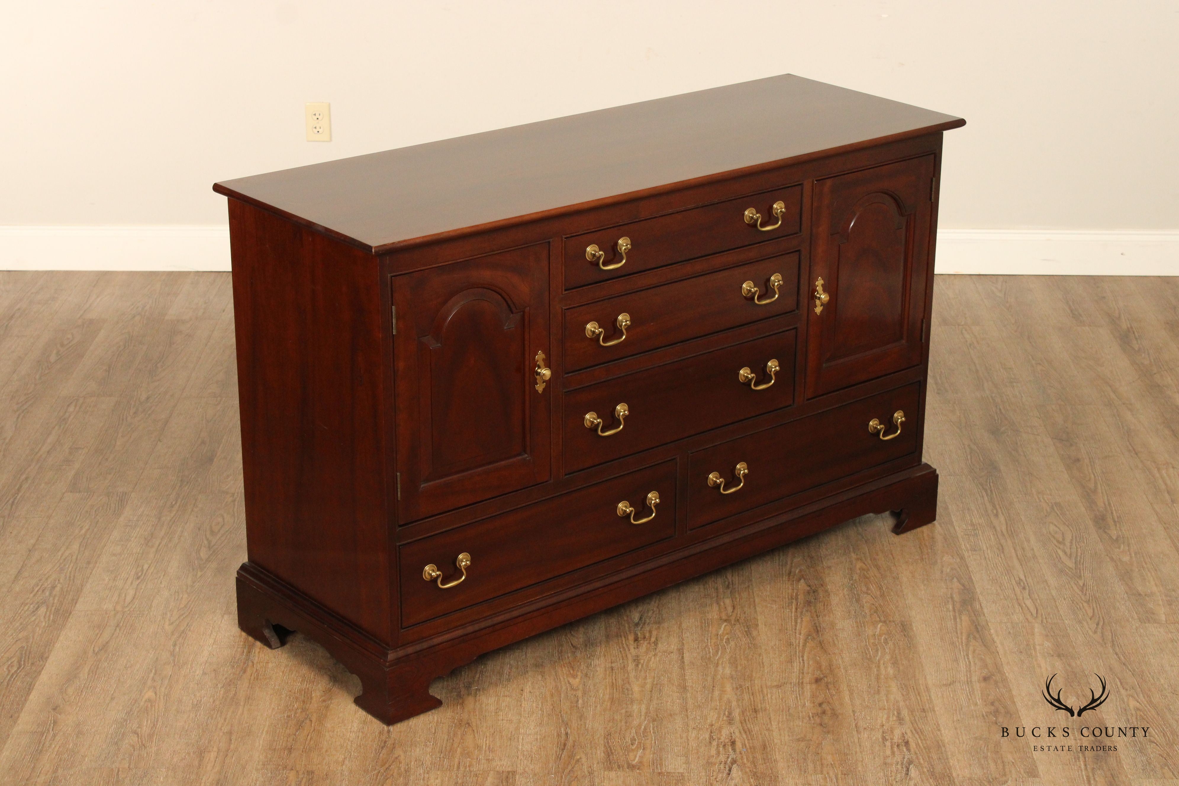 Stickley Chippendale Style Cherry Buffet Sideboard