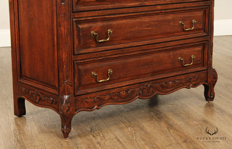 Guy Chaddock French Country Style Pair Of Three Drawer Chest Nightstands
