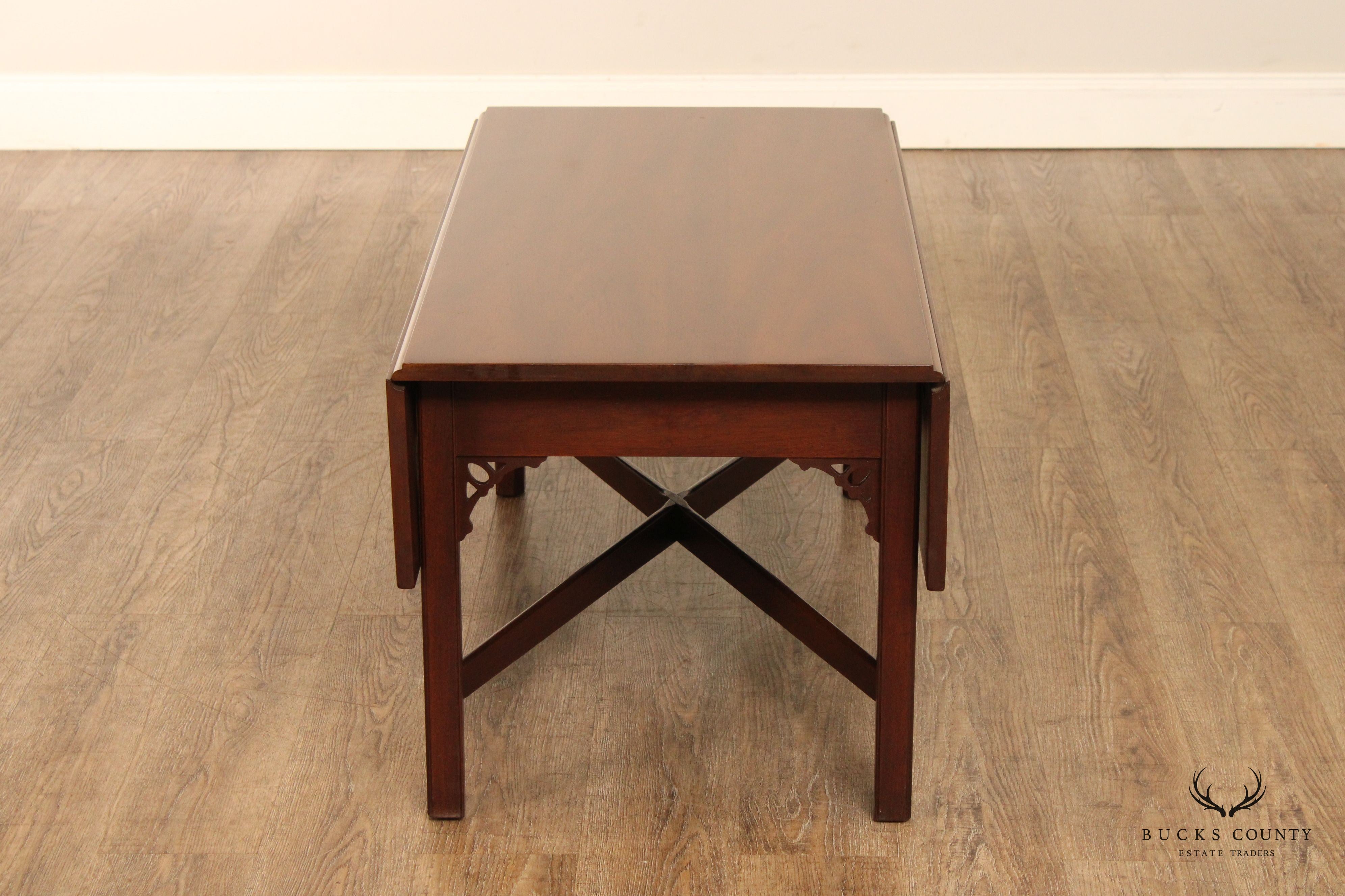 Kittinger Williamsburg Adaptation Mahogany Drop Leaf Coffee Table