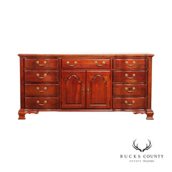 Pennsylvania House Chippendale Style Cherry Long Chest of Drawers