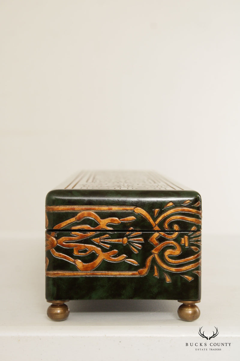 Castilian Imports Parcel Gilt Decorated Long Box