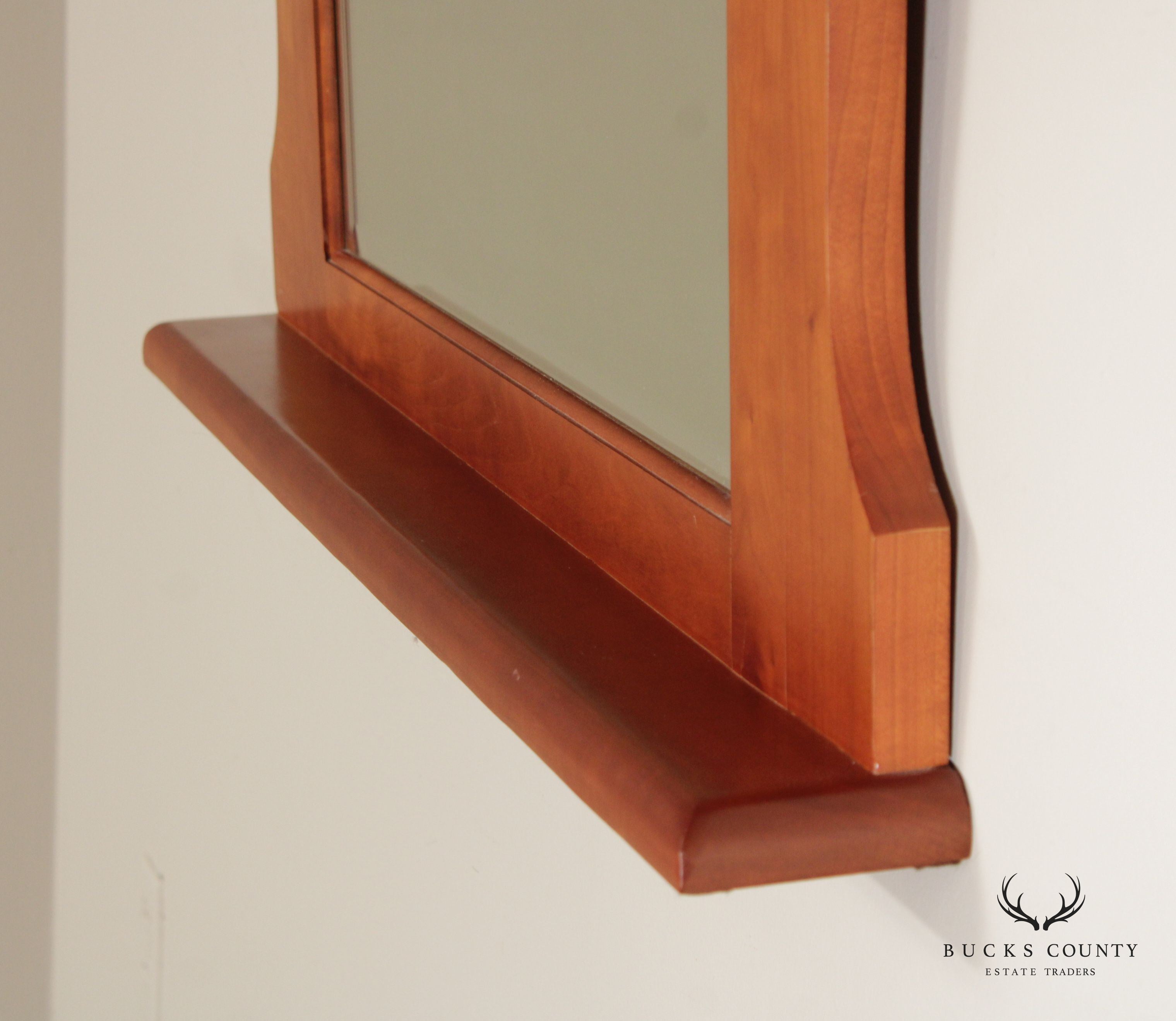 Stuart David Solid Cherry Frame Wall Mirror