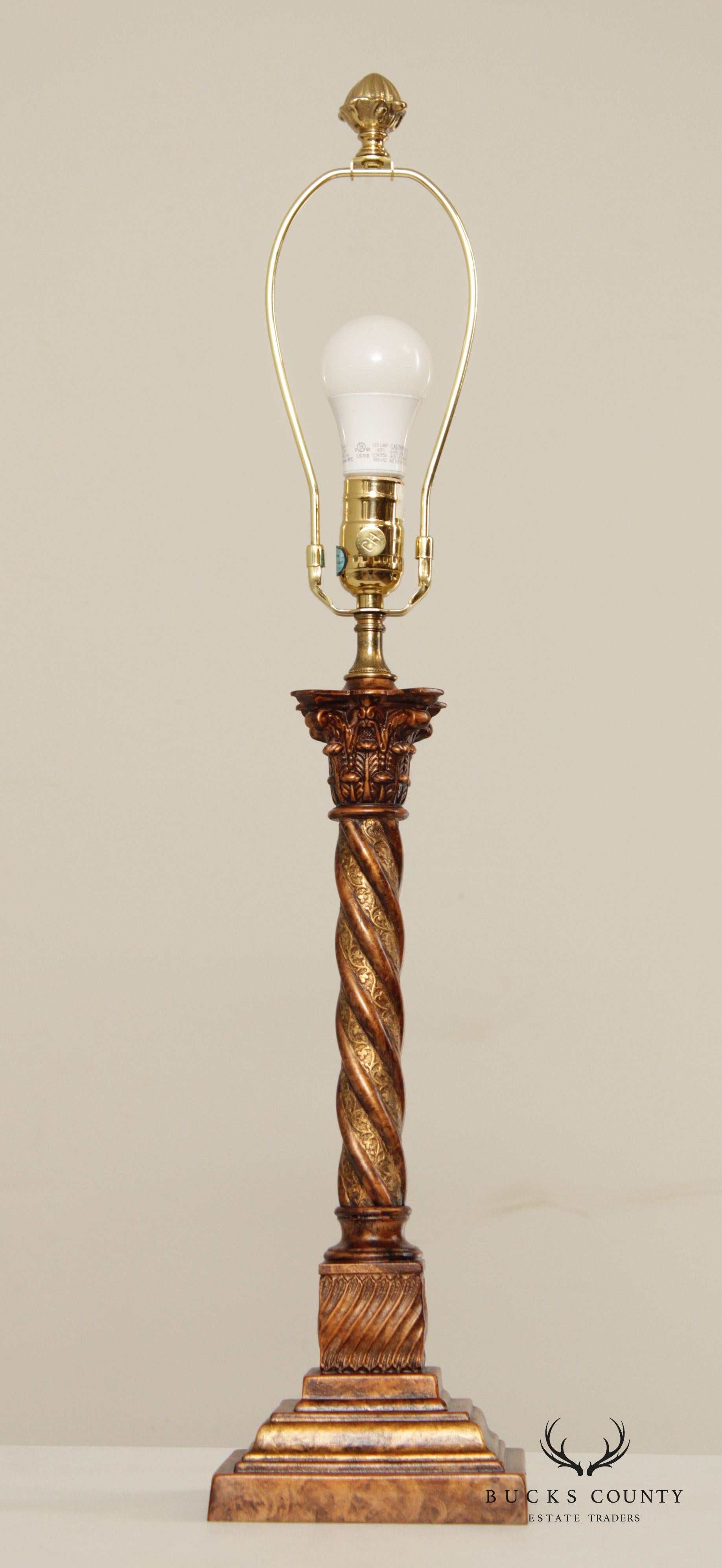 Chelsea House Neoclassical Column Table Lamp