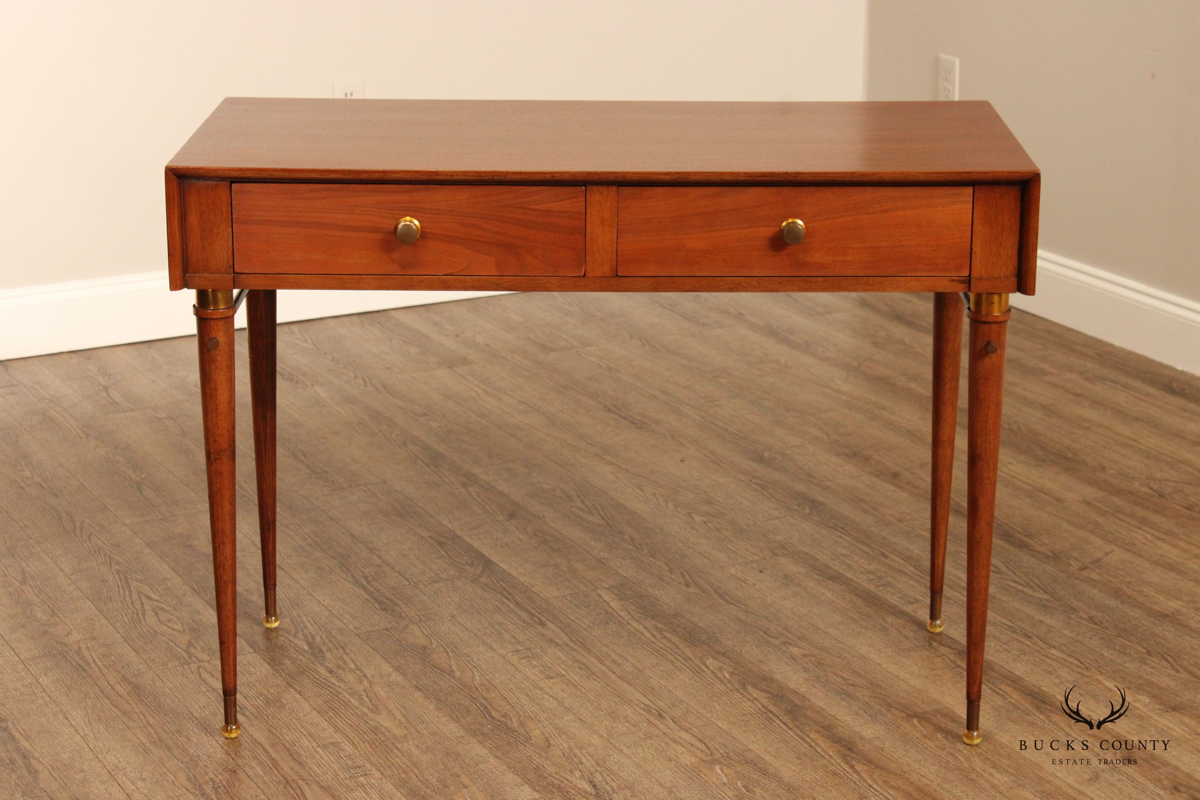 Mid Century Modern Walnut Writing Desk