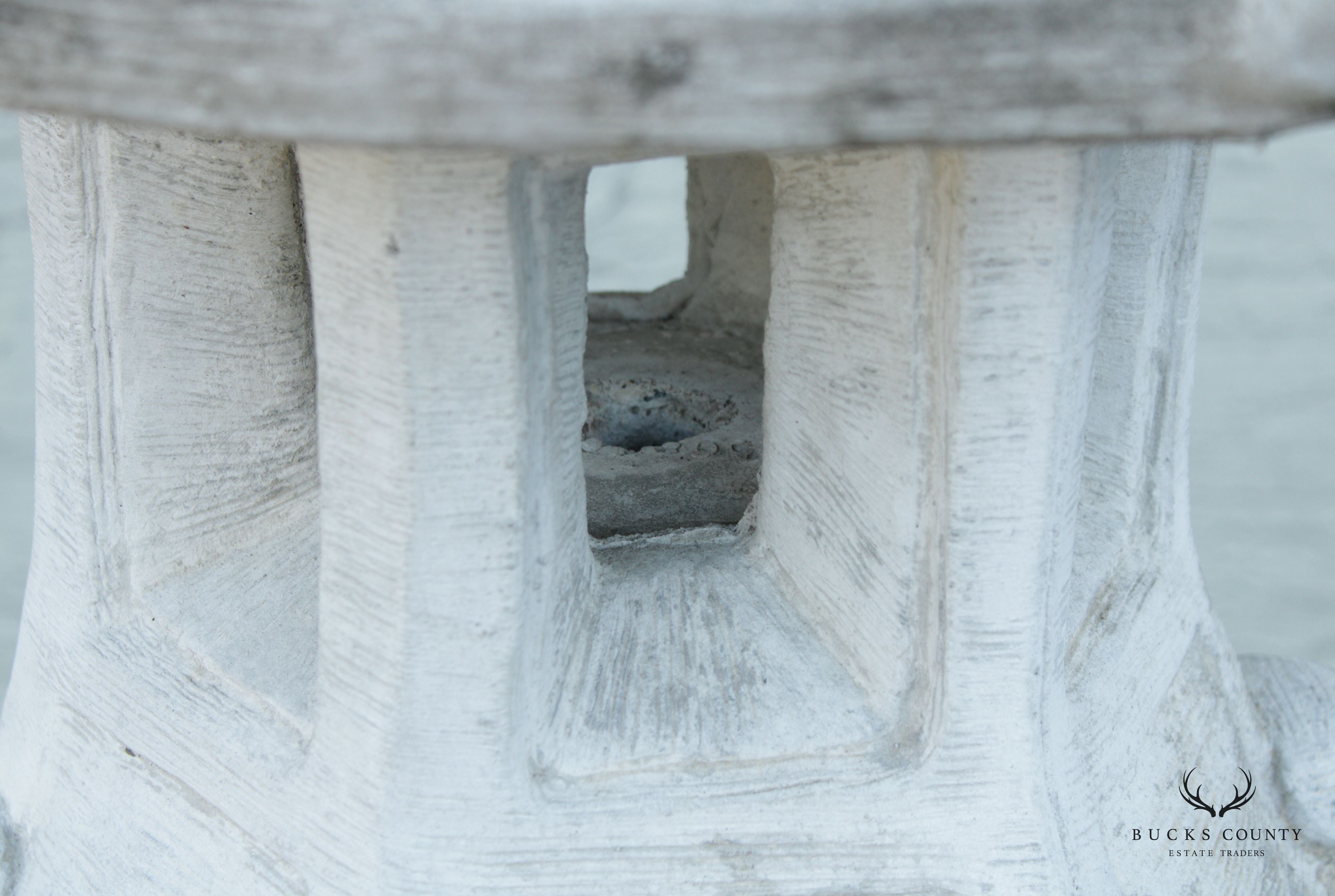 Vintage Asian Pagoda Stone Garden Lantern Ornament