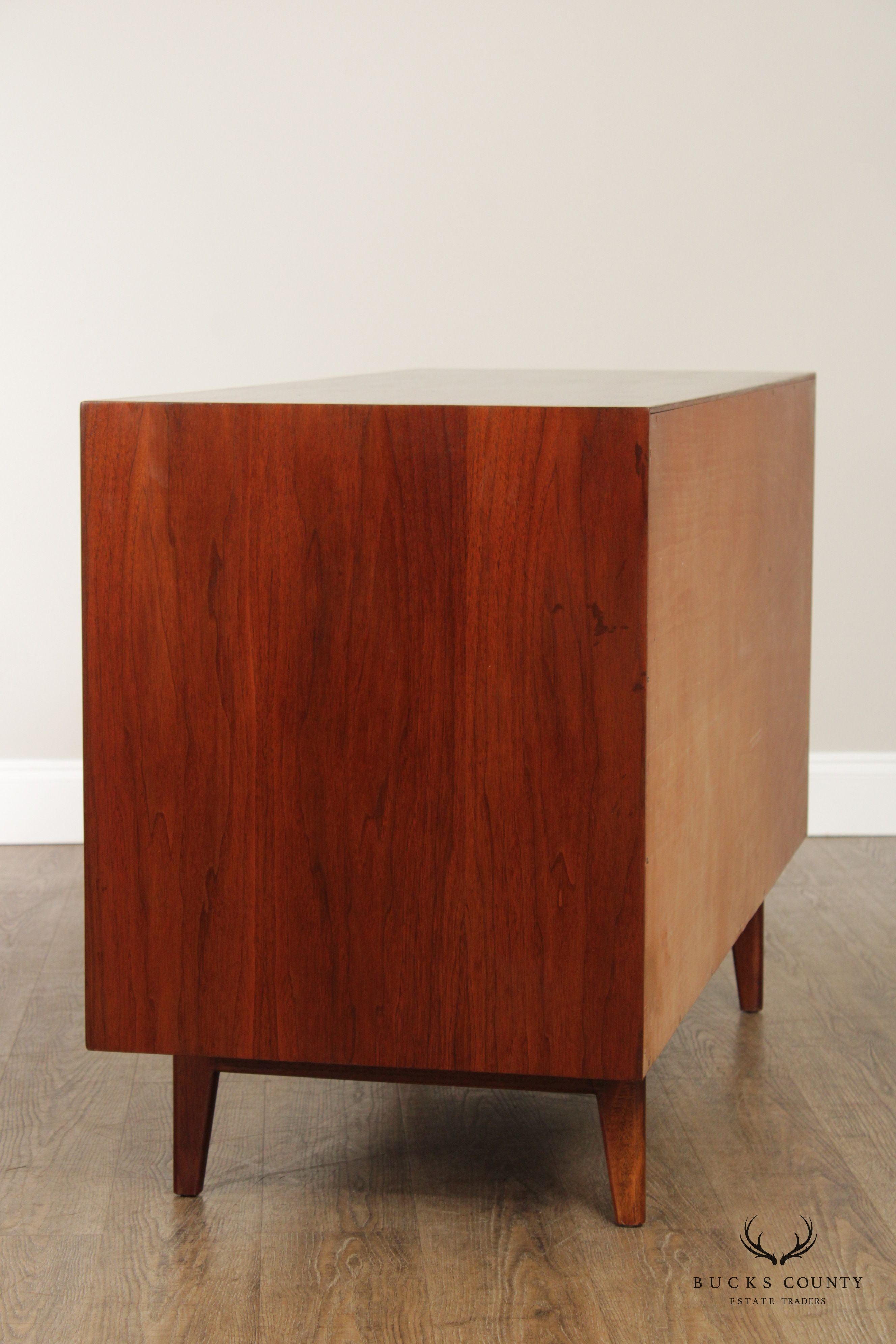 Jens Risom Mid century Modern Walnut Credenza Sideboard