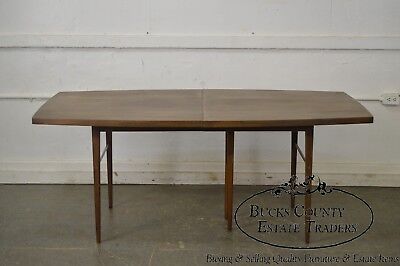 Paul McCobb for Calvin Mid Century Modern Walnut Dining Table w/ 3 Leaves