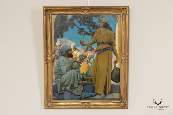 Maxfield Parrish Framed 'The Lamp Seller of Baghdad' Print
