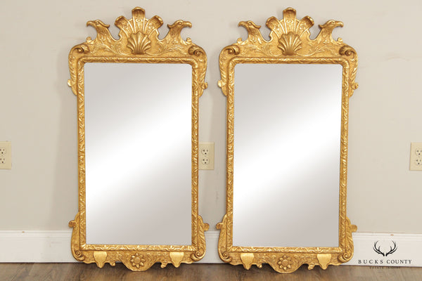 Friedman Brothers Colonial Williamsburg Pair Gilt Wall Mirrors