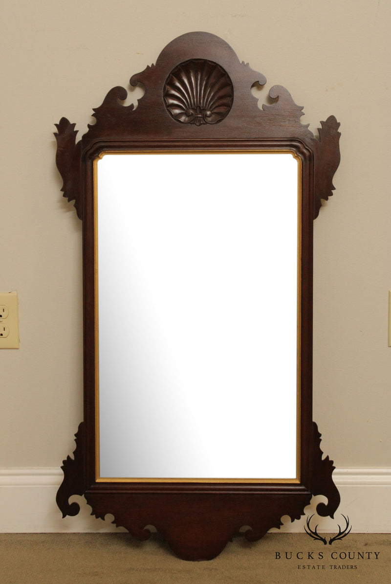 Albert Cooper Hand Crafted Chippendale Style Mahogany Mirror