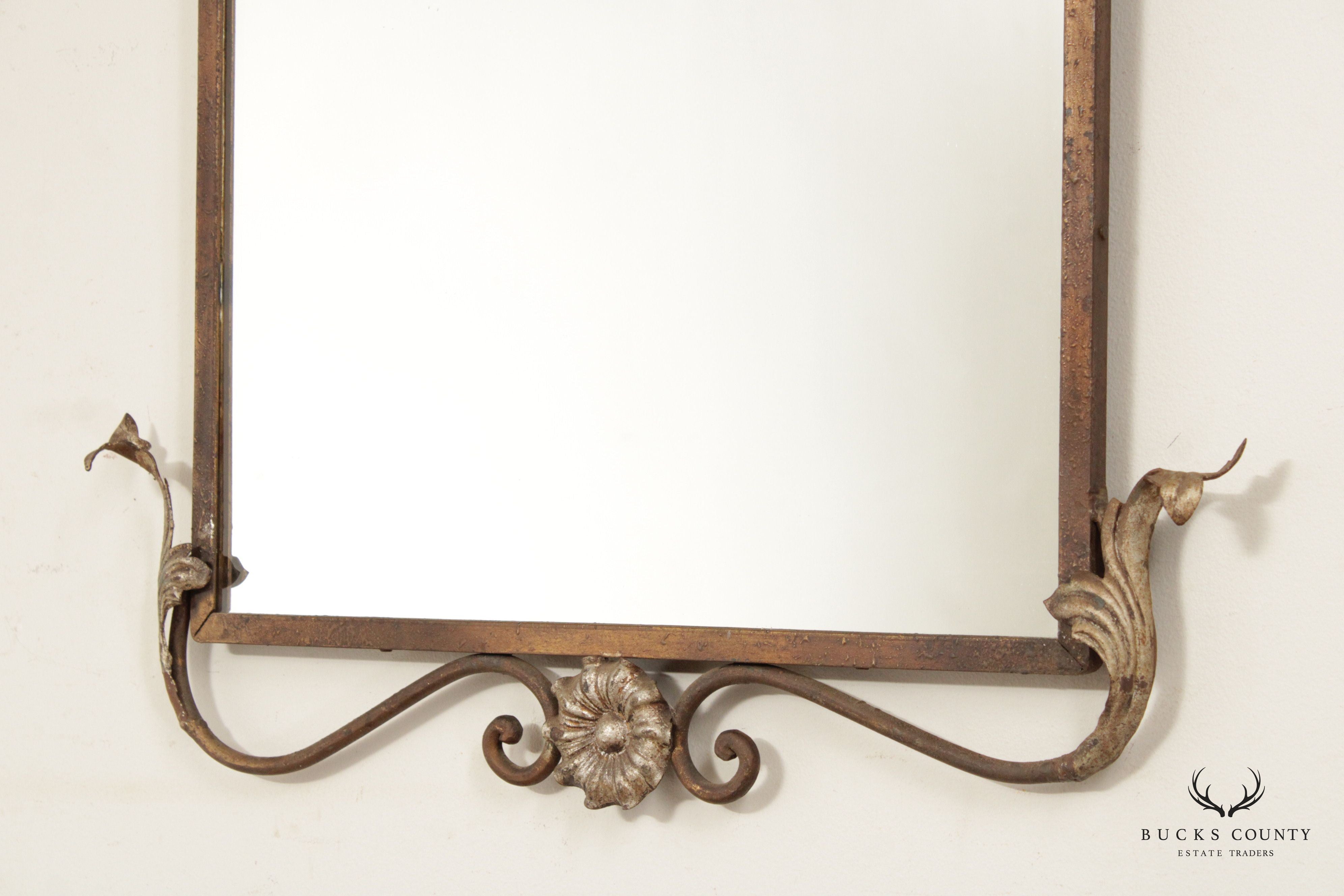 Tuscan Style Scrolled Iron Work Wall Mirror