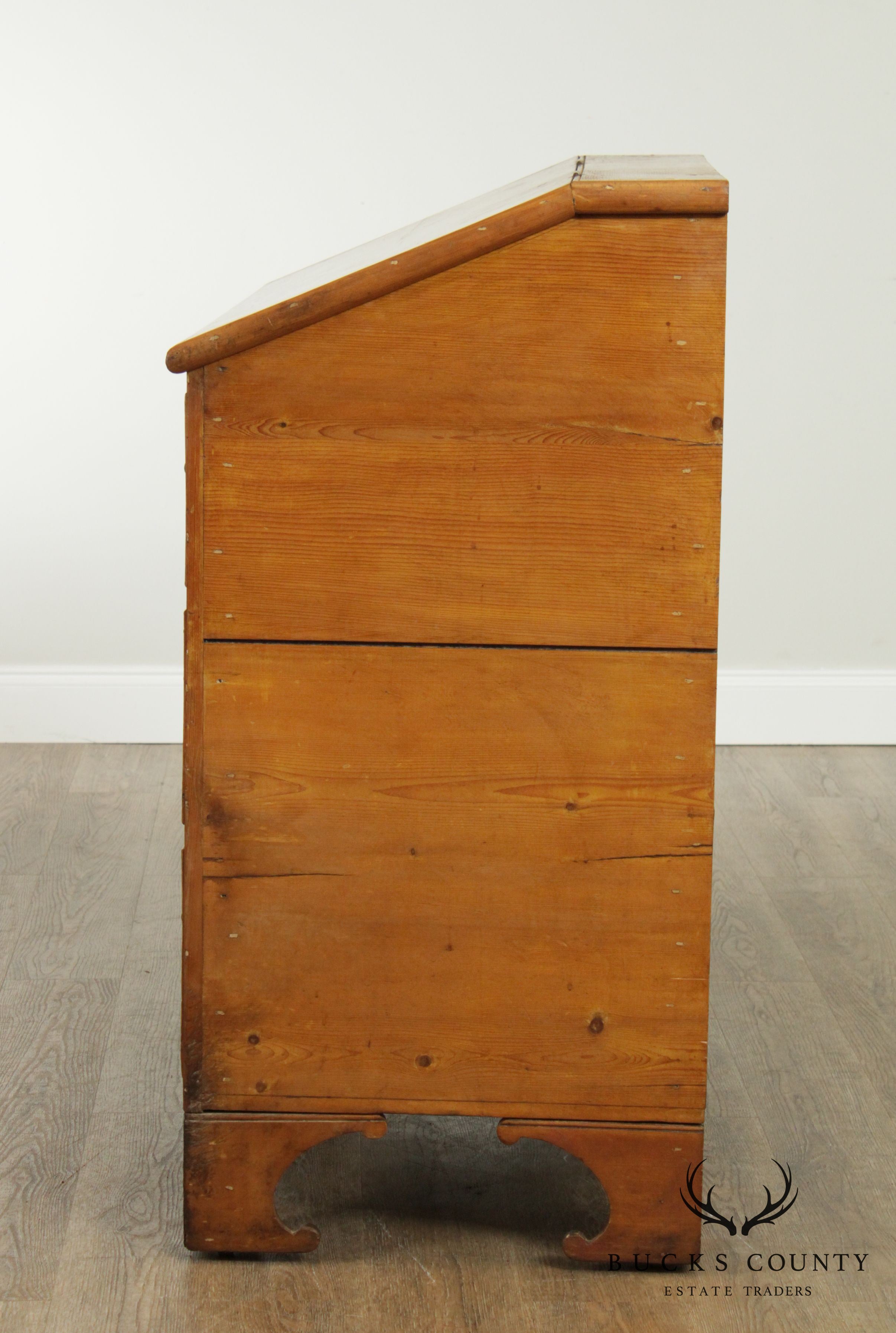 Antique 19th Century American Pine Sugar Chest