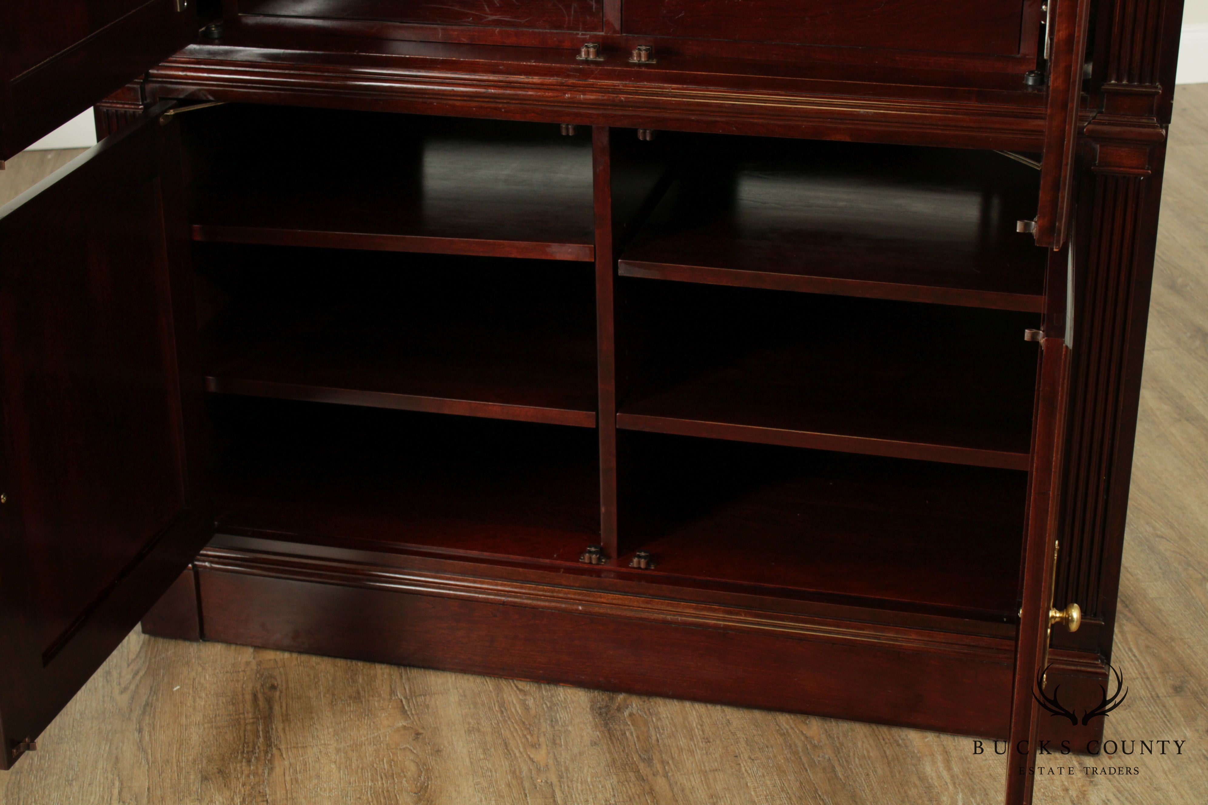 Stickley Mahogany Entertainment TV Cabinet