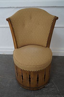 Romweber Viking Oak Swivel Barrel Chair