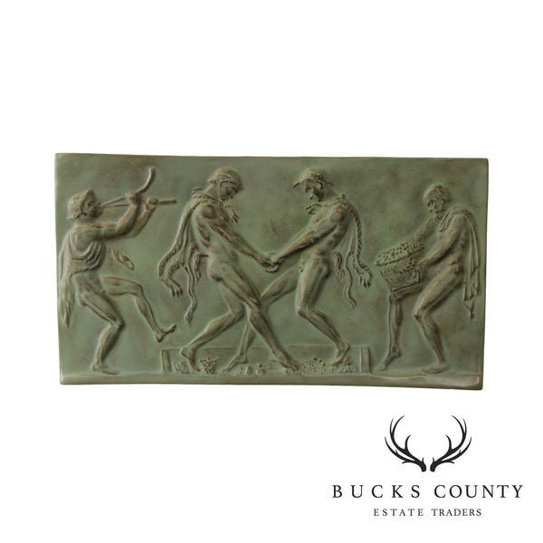 Neo-Classical Revival Plaster Relief Wall Plaque